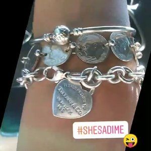 DIME Bracelet and Earrings